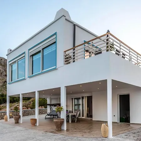 House With 3 Bedrooms In Rhodes Greece With Wonderful Sea View Furnished Terrace And Wifi 800 M From The Beach * Archangelos (Rhodes)