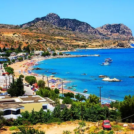 House With 3 Bedrooms In Rhodes Greece With Wonderful Sea View Furnished Terrace And Wifi 800 M From The Beach Feriehus *
