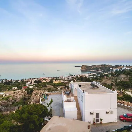 House With 3 Bedrooms In Rhodes Greece With Wonderful Sea View Furnished Terrace And Wifi 800 M From The Beach Holiday home Archangelos (Rhodes)